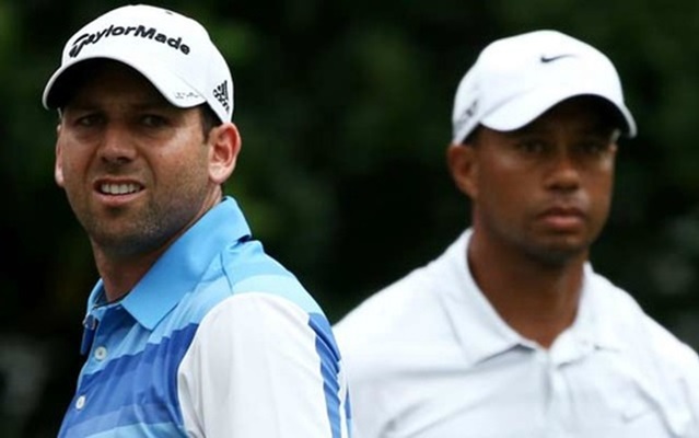 Sergio Garcia And Tiger Woods